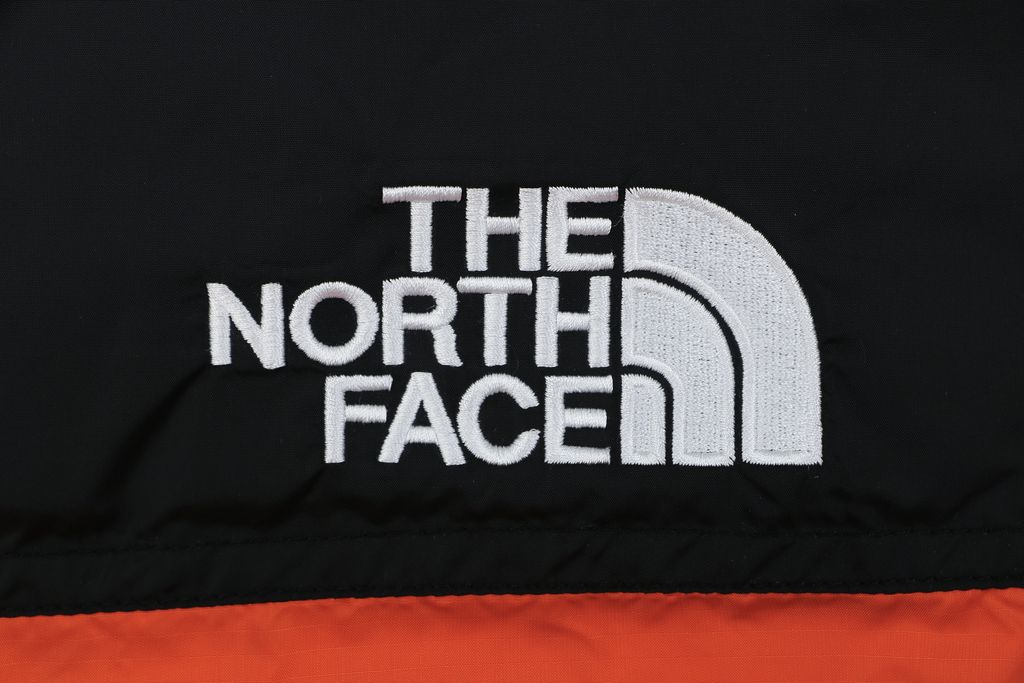 The North Face 1996 700 fill down jacket orange 40D nylon water repellent wind resistant puffer 350g down fill YKK zipper sizes XS-XXL