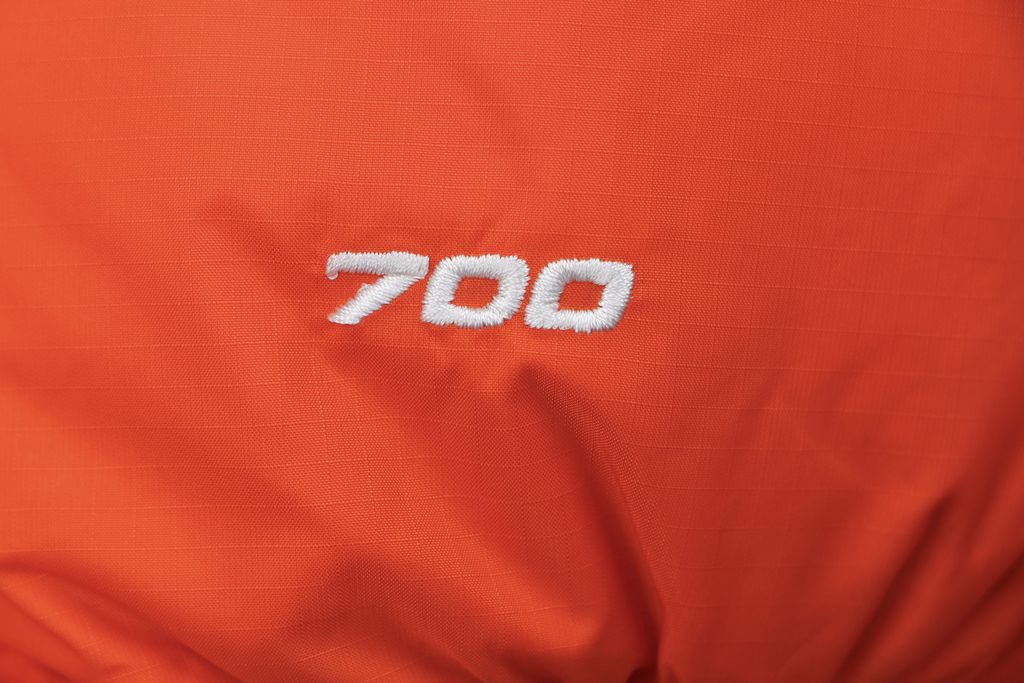 The North Face 1996 700 fill down jacket orange 40D nylon water repellent wind resistant puffer 350g down fill YKK zipper sizes XS-XXL