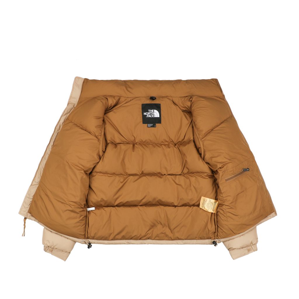 The North Face 1996 down jacket Wheat 40D nylon water repellent wind resistant puffer 350g down fill YKK zipper sizes XS-XXL