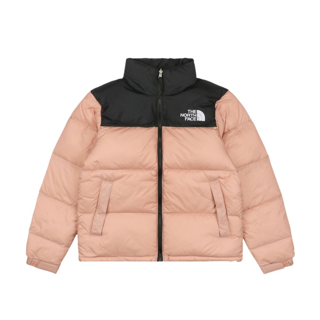The North Face 1996 down jacket pink 40D nylon water repellent wind resistant puffer 350g down fill YKK zipper sizes XS-XXL