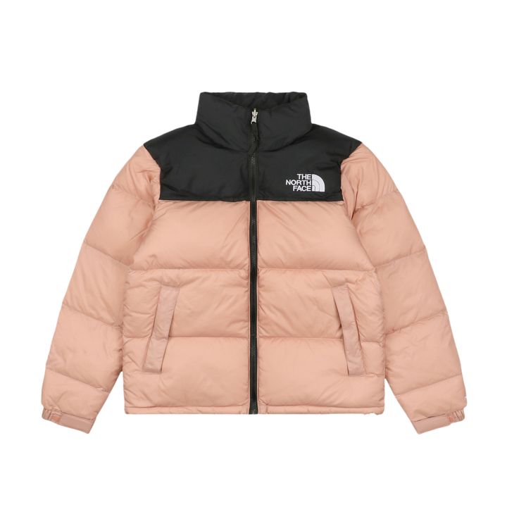 The North Face 1996 down jacket pink 40D nylon water repellent wind resistant puffer 350g down fill YKK zipper sizes XS-XXL