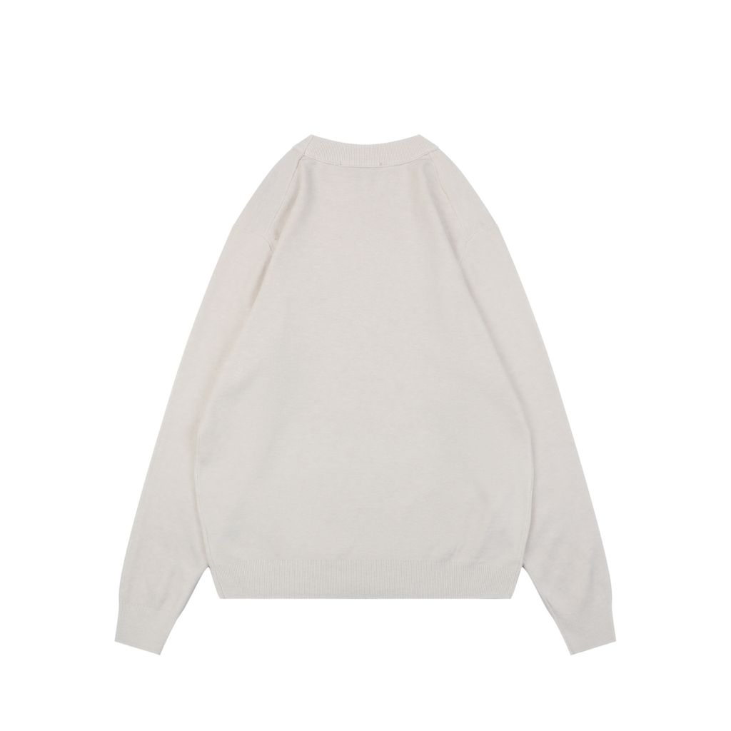Burberry small logo check ring Equestrian Knight print crew neck sweatshirt white 400g double ply French terry digital direct print relaxed fit sizes M-XXL