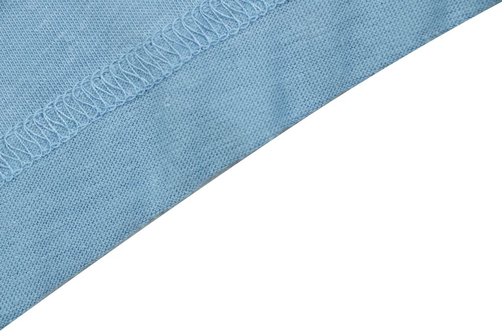 Acne Studios 1996 mottled letter print long sleeve T-shirt ice blue 15 percent linen 85 percent cotton 200g distressed raw edge boxy fit unisex