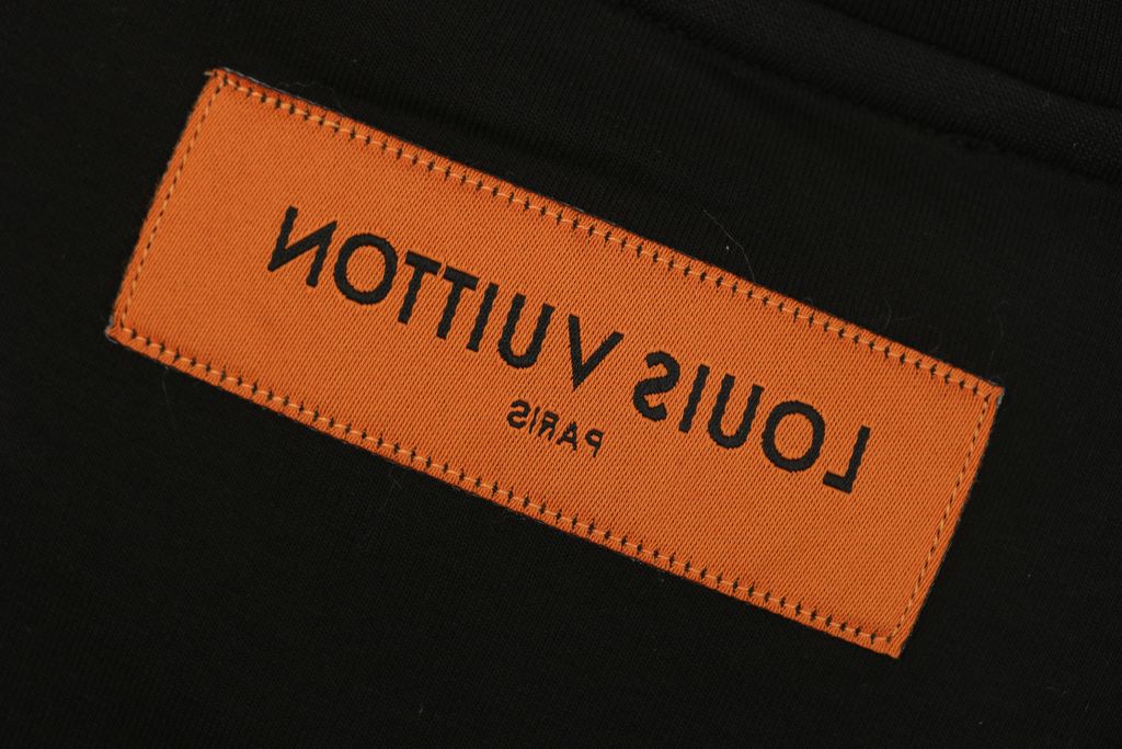 Louis Vuitton all over large Monogram crew neck sweatshirt 400g combed cotton dimensional embroidery double washed relaxed fit sizes S-XL