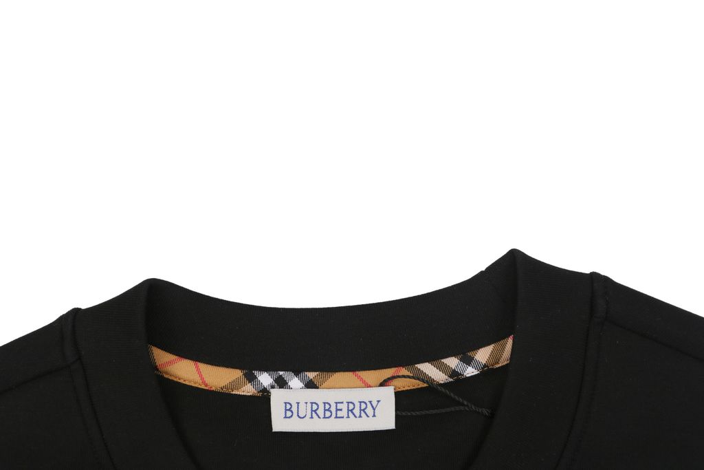 Burberry large multicolor Equestrian Knight embroidered crew neck sweatshirt 400g combed cotton dimensional embroidery double washed relaxed fit sizes S-XL