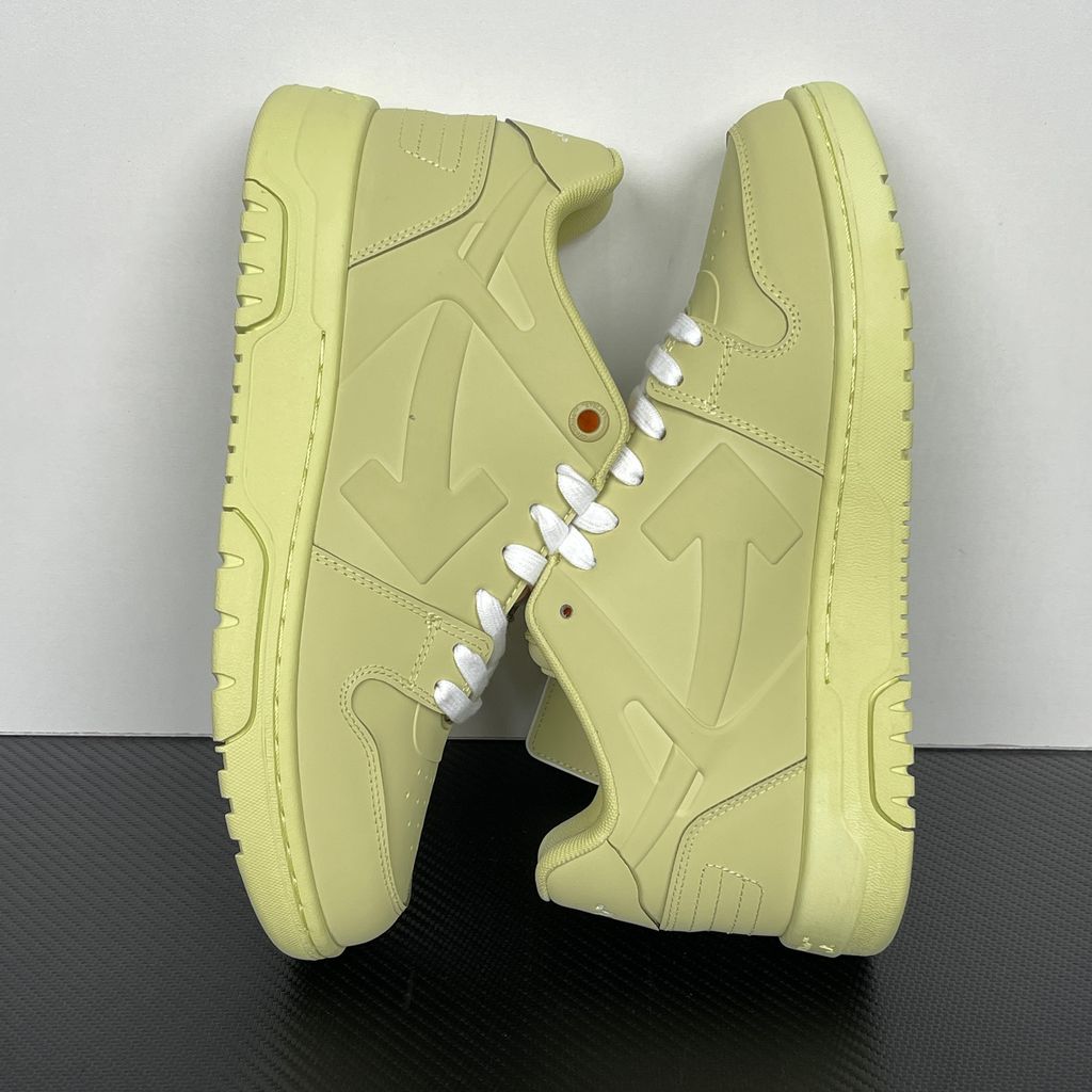 Off-White Out Of Office OMIA189S26MAT0017020 Yellow Sneakers