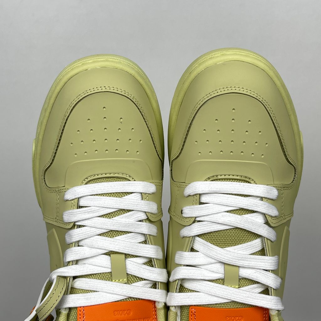 Off-White Out Of Office OMIA189S26MAT0017020 Yellow Sneakers
