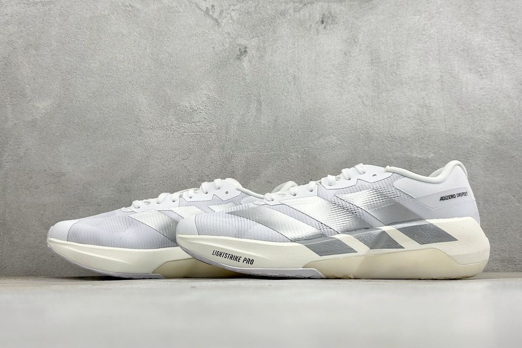 adidas Adizero Dropset Pro KK1555 White Silver Women's Shoes
