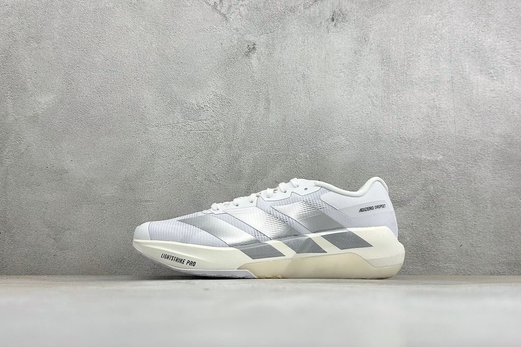 adidas Adizero Dropset Pro KK1555 White Silver Women's Shoes