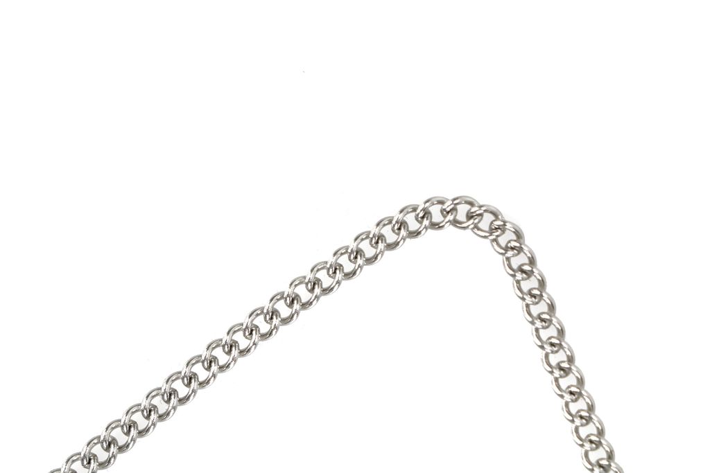 Louis Vuitton bitten chocolate bar necklace engraved letter Monogram floral pendant silver plated white copper adjustable 50 55 60cm chain paper box packaging