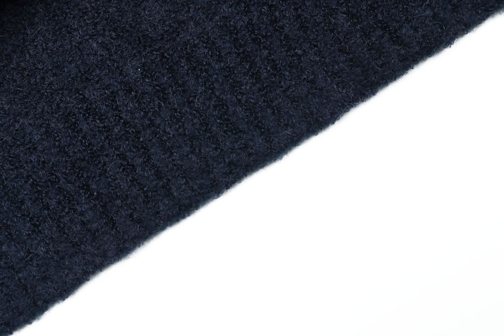 Louis Vuitton Monogram signature letter crew neck sweater black blended knit seamless computerized flat knit double washed relaxed fit sizes S-XL