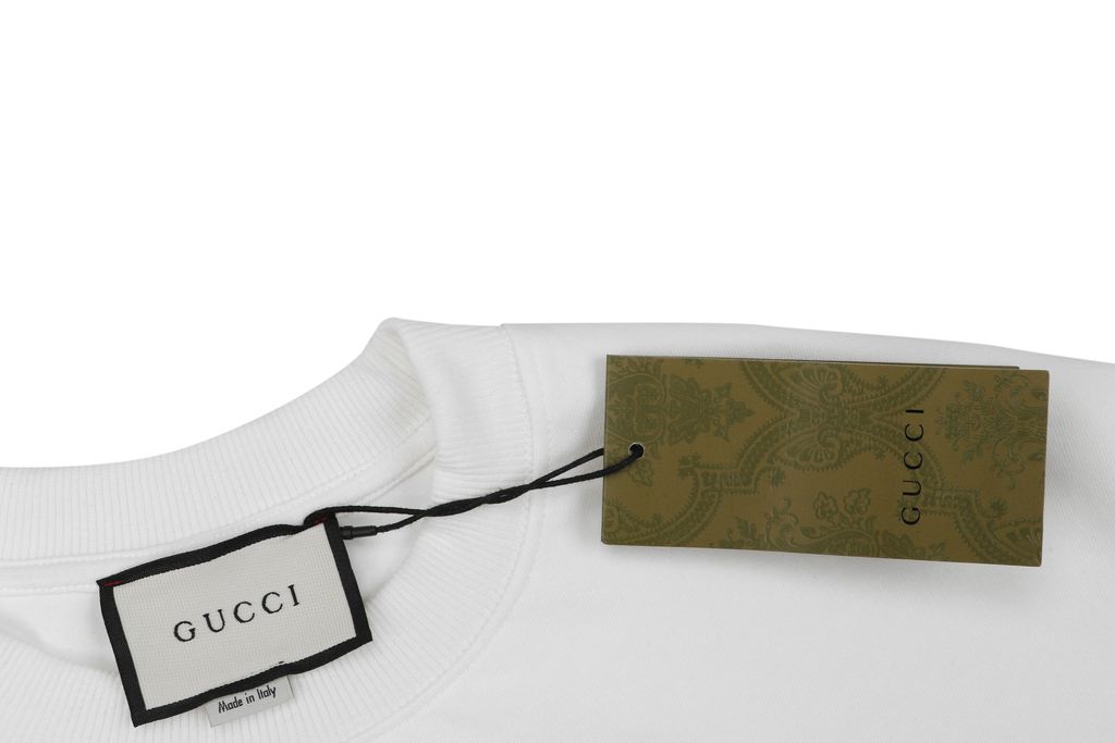 Gucci hand drawn Stitch inspired print crew neck sweatshirt 400g double ply French terry digital direct print relaxed fit sizes XS-L