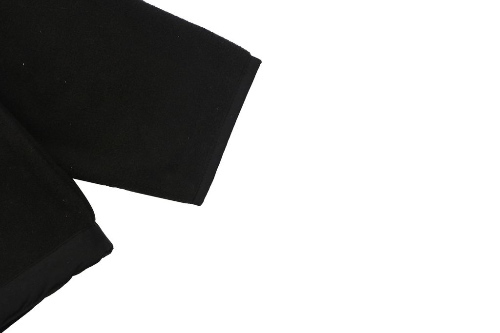Chrome Hearts black cross lambskin patch double sided fleece hoodie loopback brushed fabric scroll leather detail aged silver tone snap hardware sizes S-L