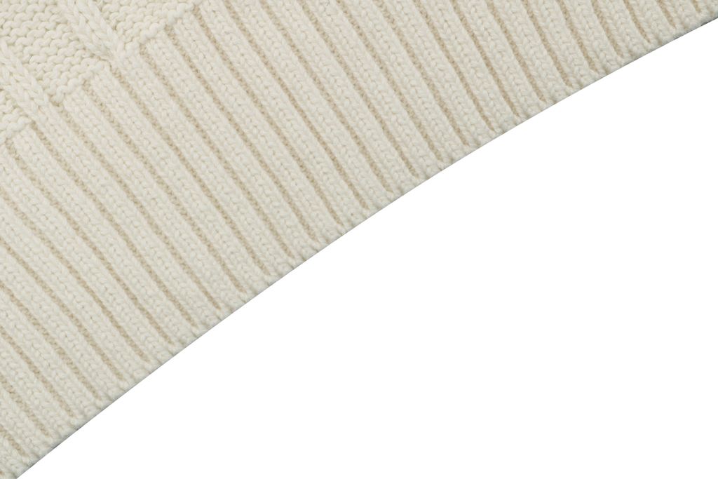 Ralph Lauren Pony Logo cable knit crew neck sweater beige 100 percent long staple cotton 32 count yarn 6x6 STOLL knit Barudan embroidery unisex sizes XS-2XL