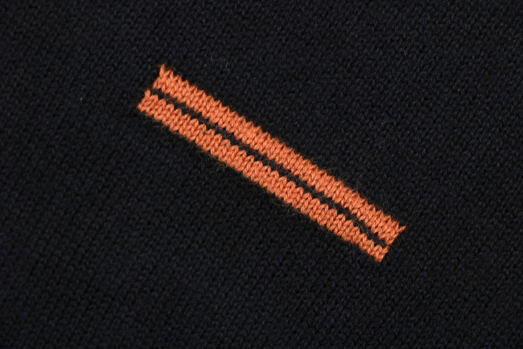 Zegna three button Polo knit sweater combed cotton yarn German machine jacquard dimensional seam stitching garment washed soft finish sizes 48 50 52 54