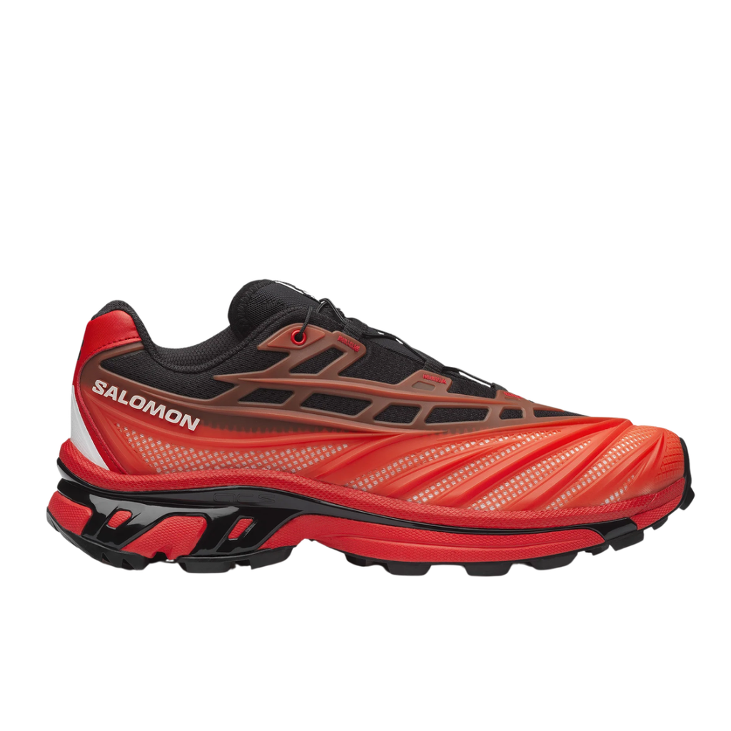Salomon XT-EVO L49177900 Black Fiery Red White Sneakers