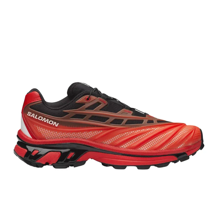 Salomon XT-EVO L49177900 Black Fiery Red White Sneakers