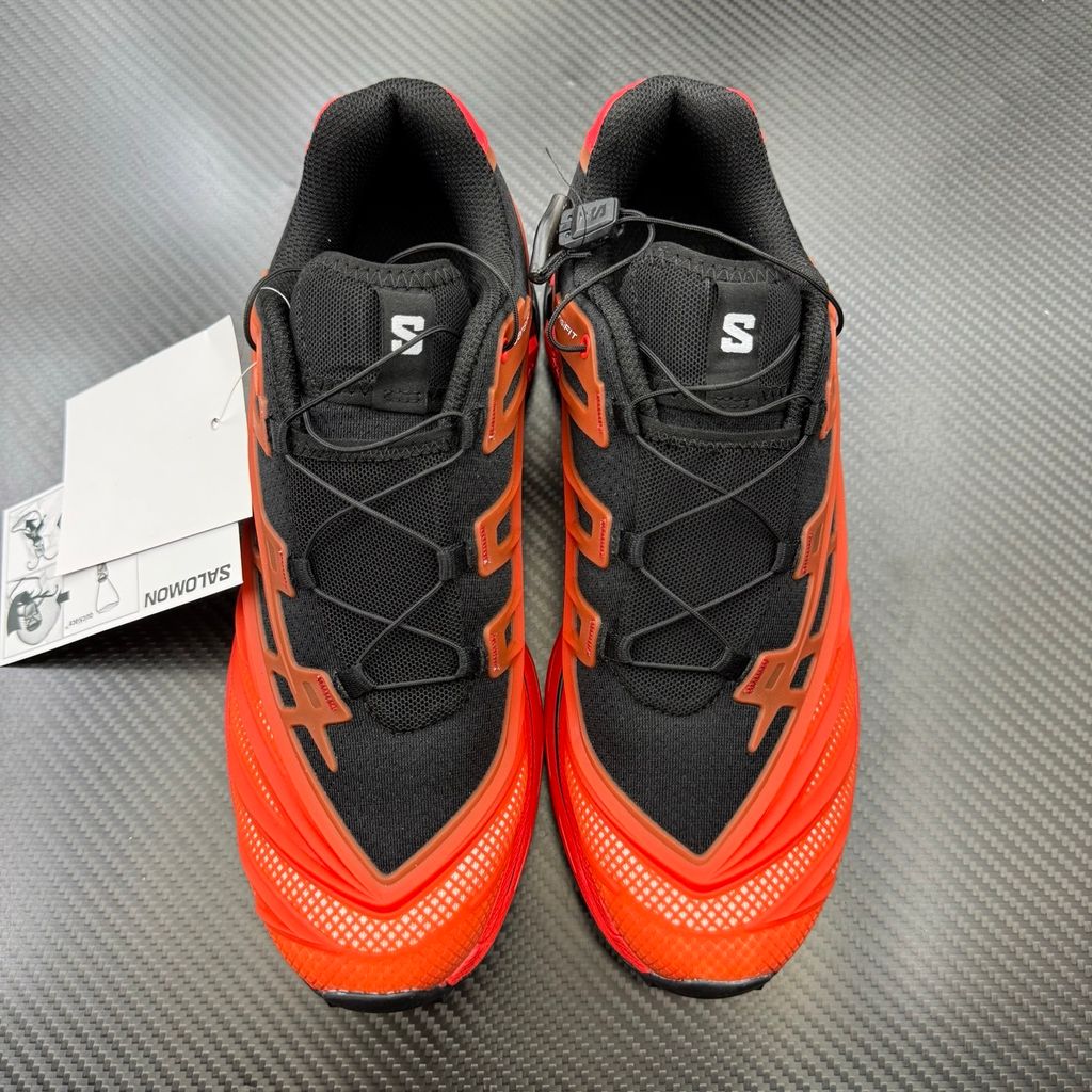 Salomon XT-EVO L49177900 Black Fiery Red White Sneakers