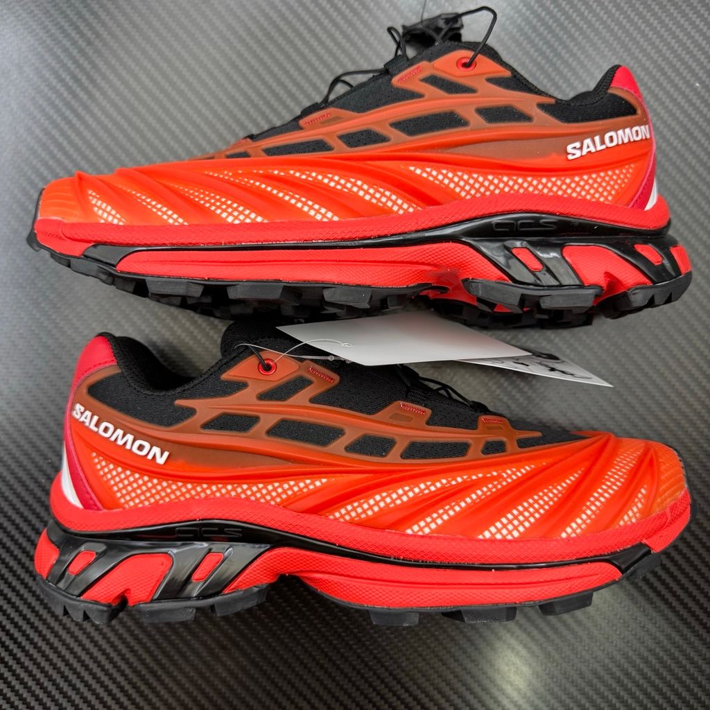 Salomon XT-EVO L49177900 Black Fiery Red White Sneakers