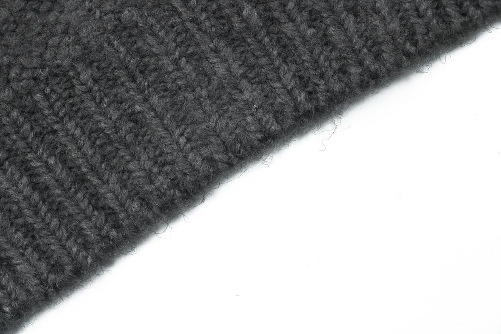 Louis Vuitton right side Monogram letter crew neck cardigan grey blended knit seamless style computerized flat knit rolled edge relaxed fit sizes S-XL