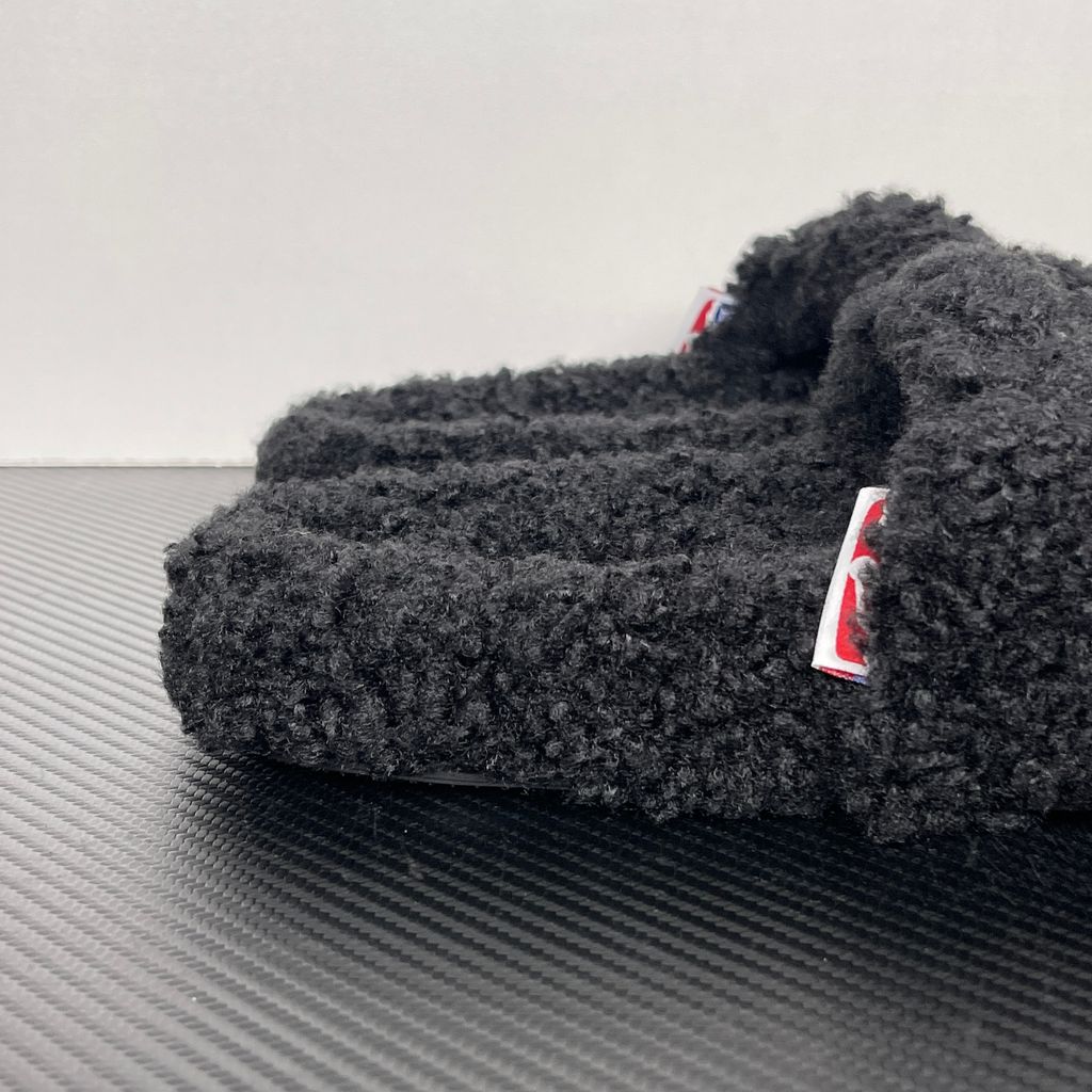 Balenciaga Furry Slide 654261 W2DO1 1096 Black Sandals