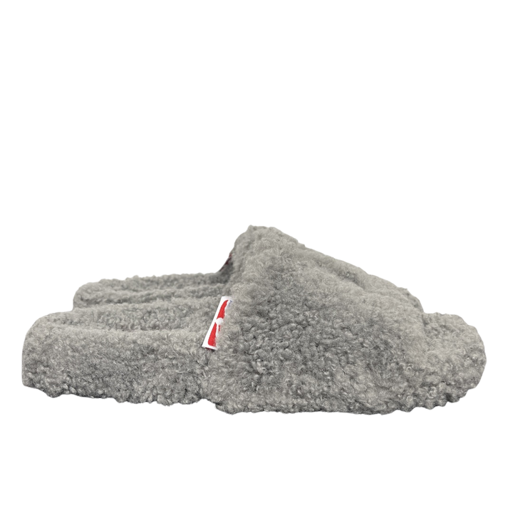 Balenciaga Furry Slide 654261 W2DO1 1596 Grey Sandals