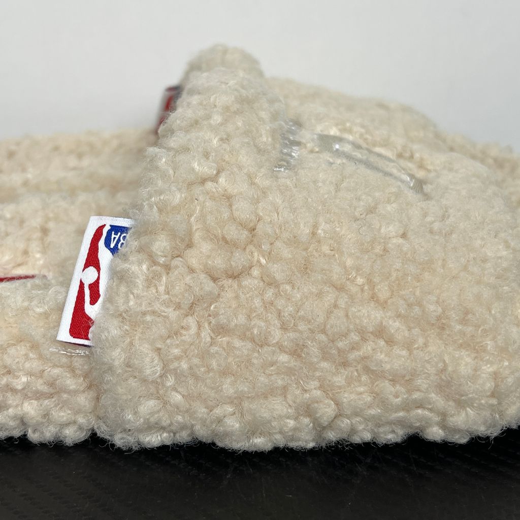 Balenciaga Furry Slide 654261 W2DO1 9796 Beige Sandals
