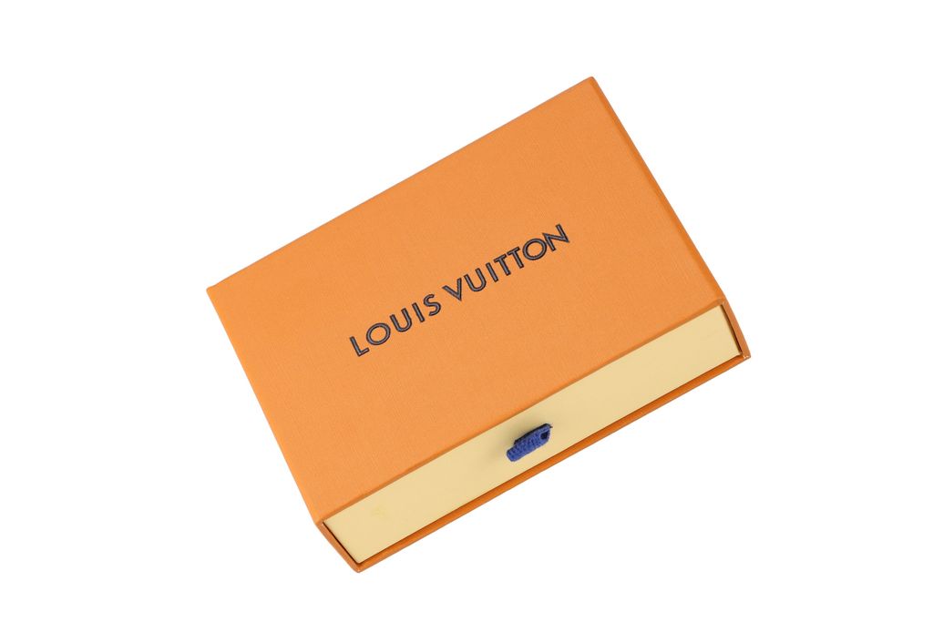 Louis Vuitton Monogram jacket charm necklace silver plated white copper lucky symbol pendant vintage silver tone adjustable 50 55 60cm