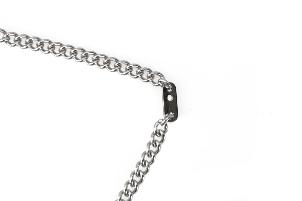 Louis Vuitton mechanical bear charm necklace silver plated white copper sculptural bear pendant vintage silver tone adjustable 50 55 60cm