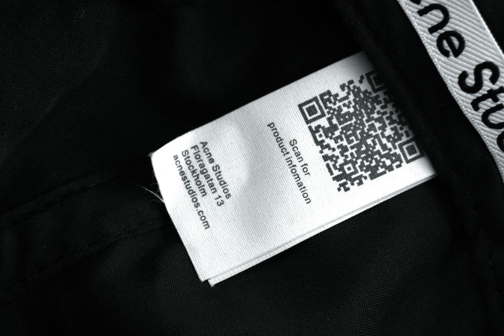 Acne Studios 1996 logo washed cap 300gsm 100 percent combed cotton twill vintage faded black stone enzyme wash embroidered logo aged brass buckle 60cm