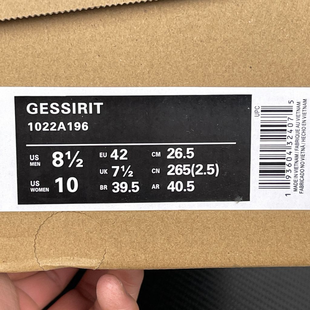 Kiko Kostadinov x ASICS Gessirit 1022A196 Black Women's Shoes