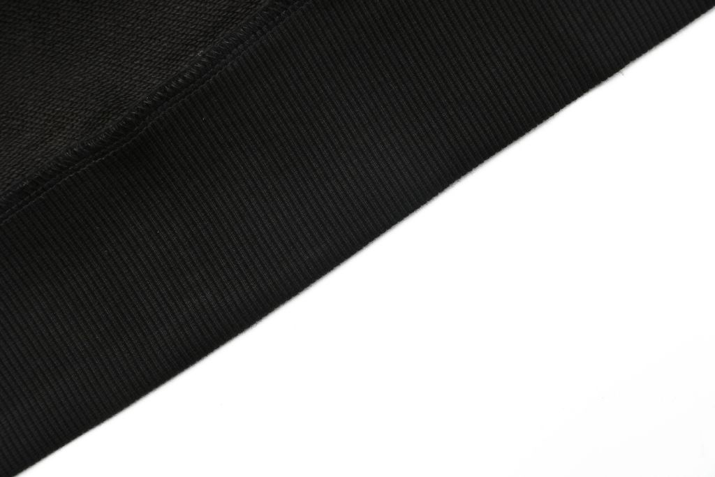Prada black red stripe silicone logo high neck jacket soft cotton fabric relaxed unisex fit two side pockets sizes S-XL
