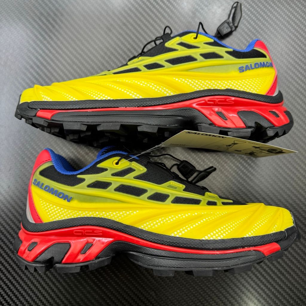 Kith x Salomon XT-EVO L45568800 Black Lemon Lava Falls Shoes