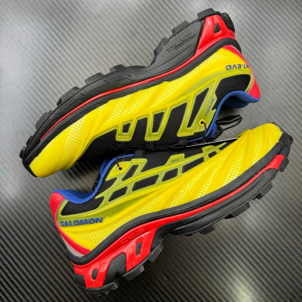 Kith x Salomon XT-EVO L45568800 Black Lemon Lava Falls Shoes