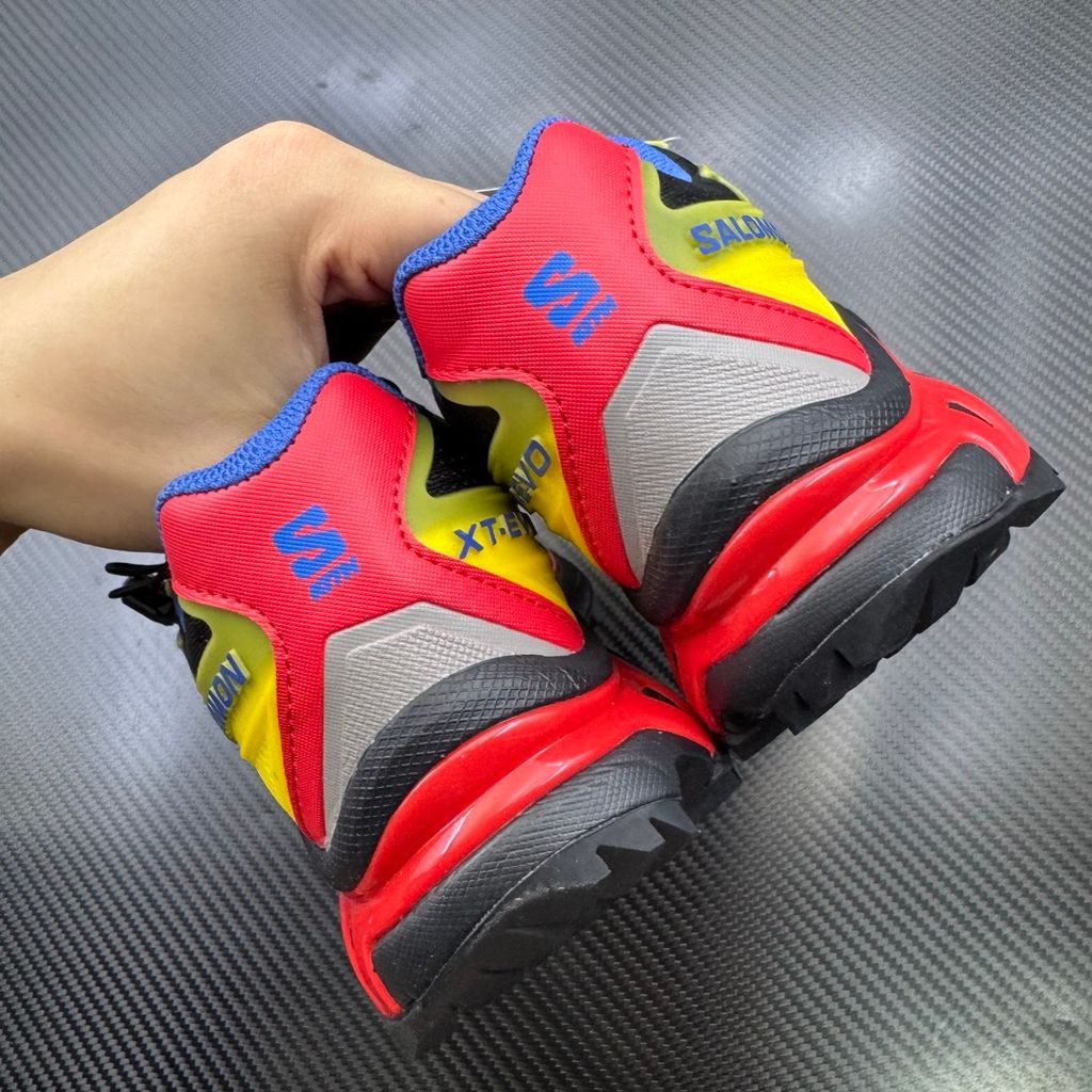 Kith x Salomon XT-EVO L45568800 Black Lemon Lava Falls Shoes