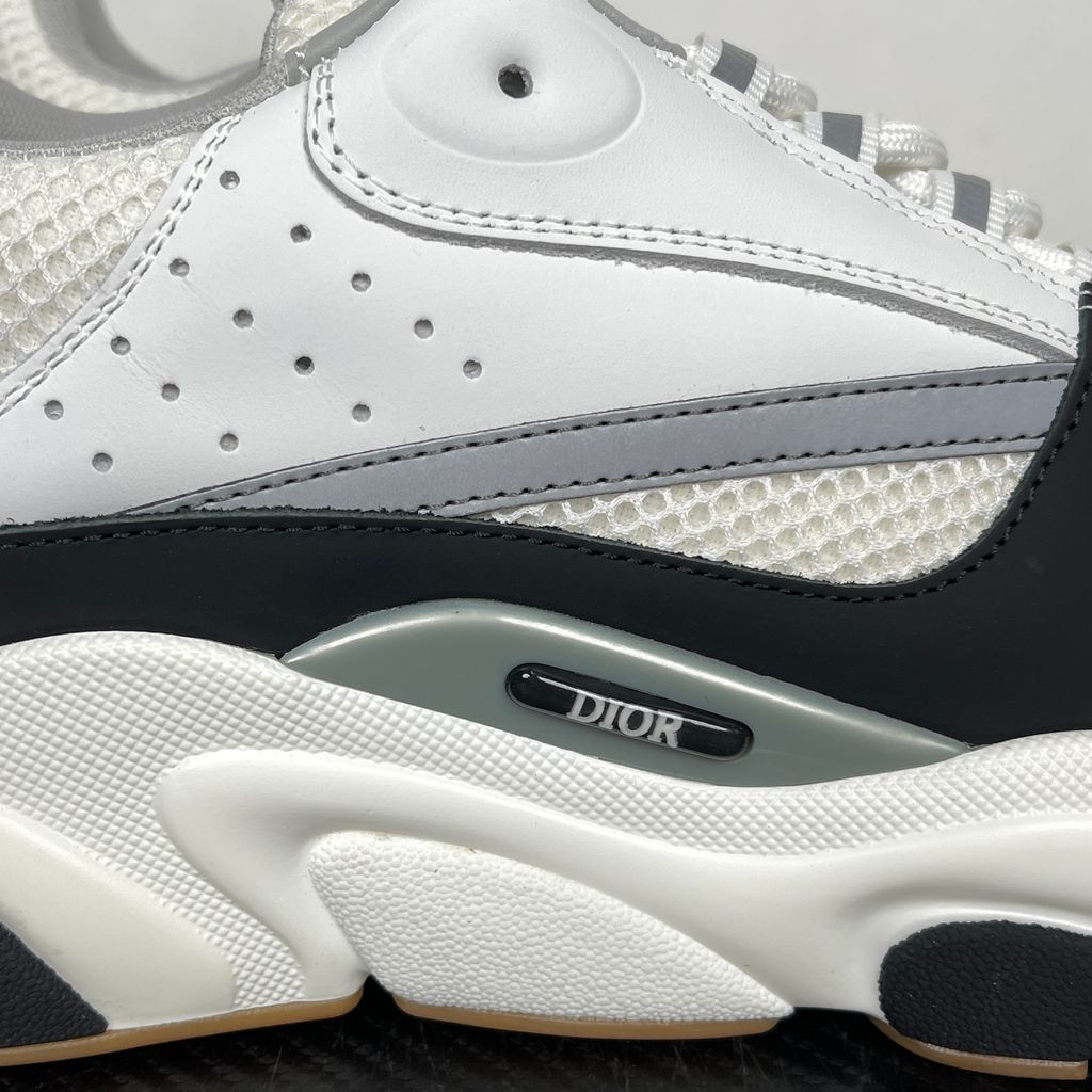 Dior B22 3SN231YKB-H968 White Black Grey Men's Sneakers