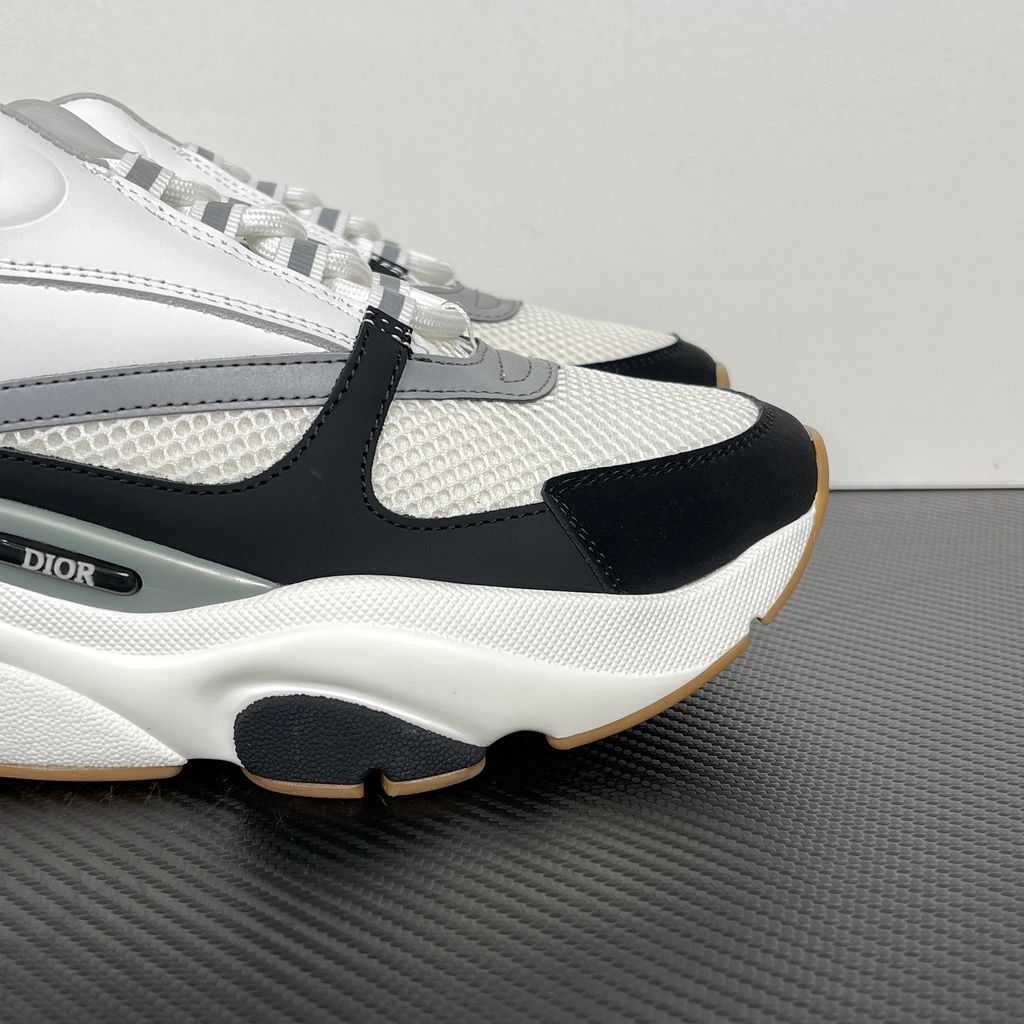 Dior B22 3SN231YKB-H968 White Black Grey Men's Sneakers