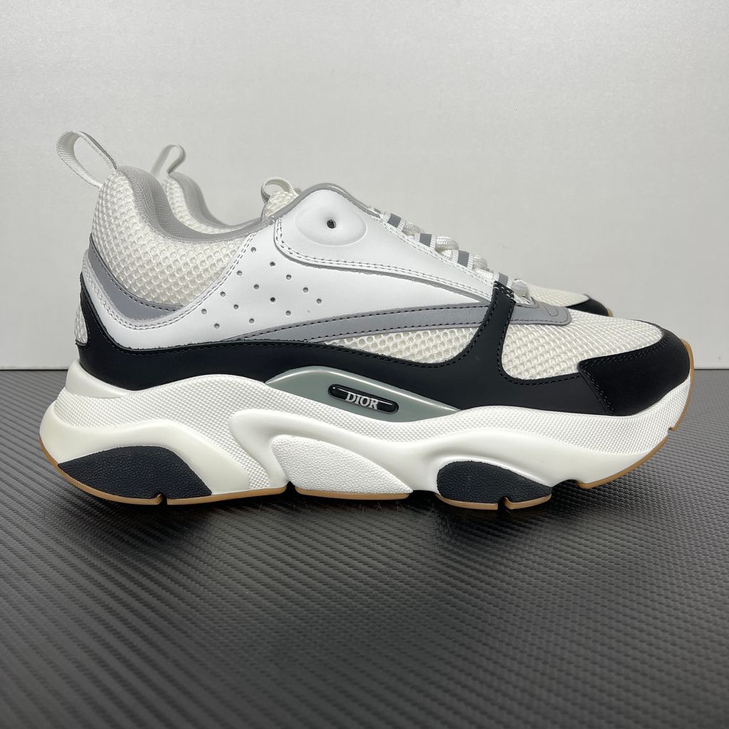 Dior B22 3SN231YKB-H968 White Black Grey Men's Sneakers