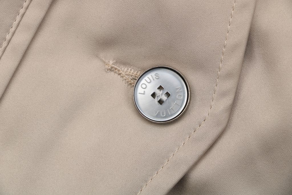 Louis Vuitton small logo Monogram diamond reversible jacket 75D polyester nylon cotton blend jacquard embossed PU leather collar relaxed fit sizes 46 48 50 52