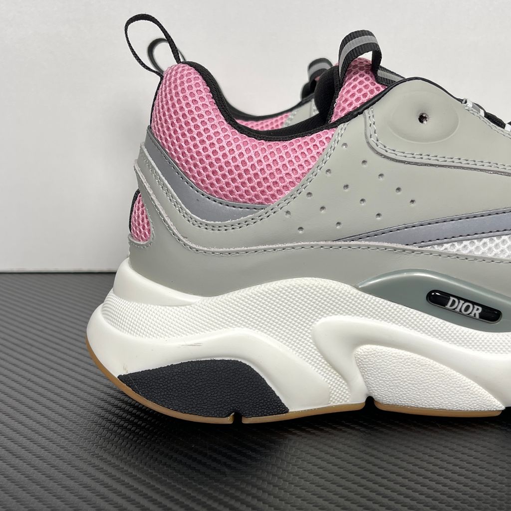 Dior B22 3SN231YKB H069 Grey Pale Pink Men's Sneakers