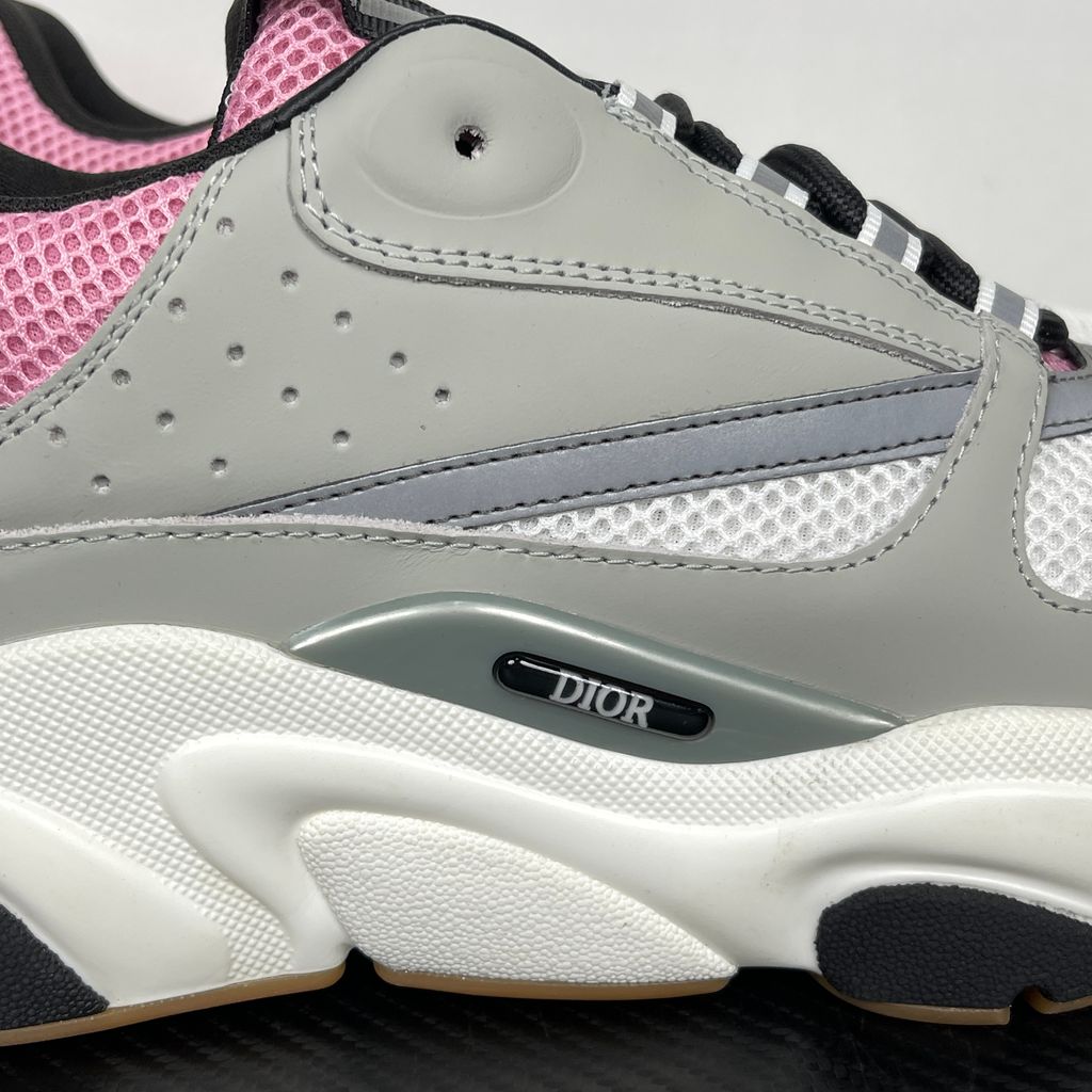Dior B22 3SN231YKB H069 Grey Pale Pink Men's Sneakers