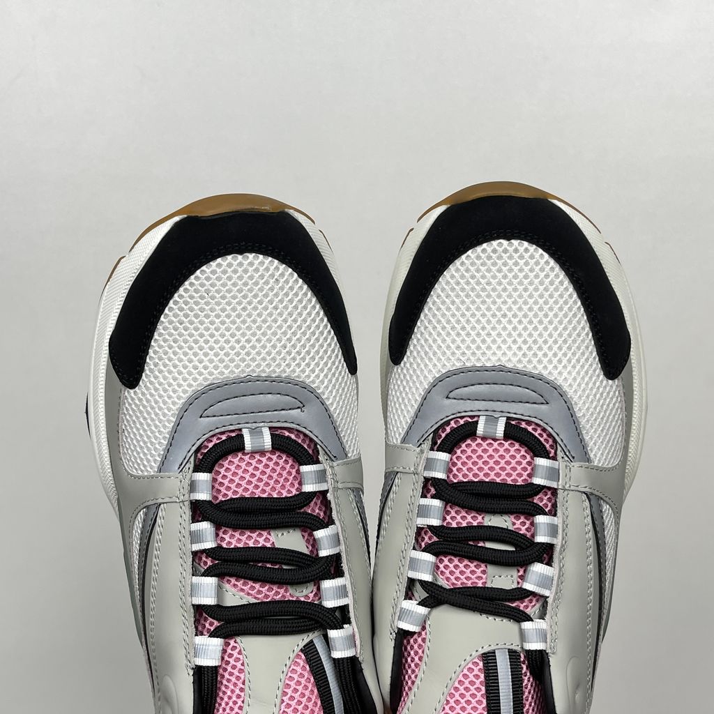 Dior B22 3SN231YKB H069 Grey Pale Pink Men's Sneakers