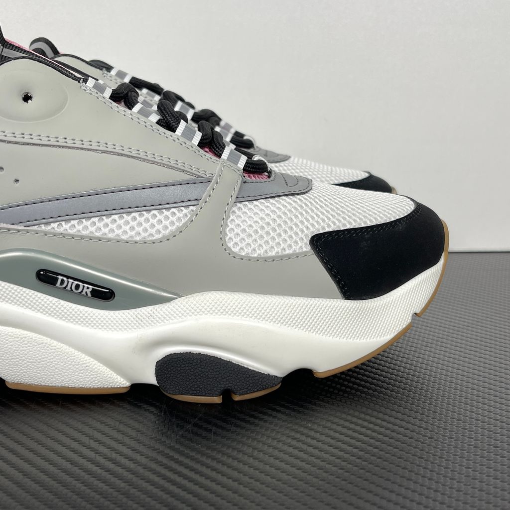 Dior B22 3SN231YKB H069 Grey Pale Pink Men's Sneakers