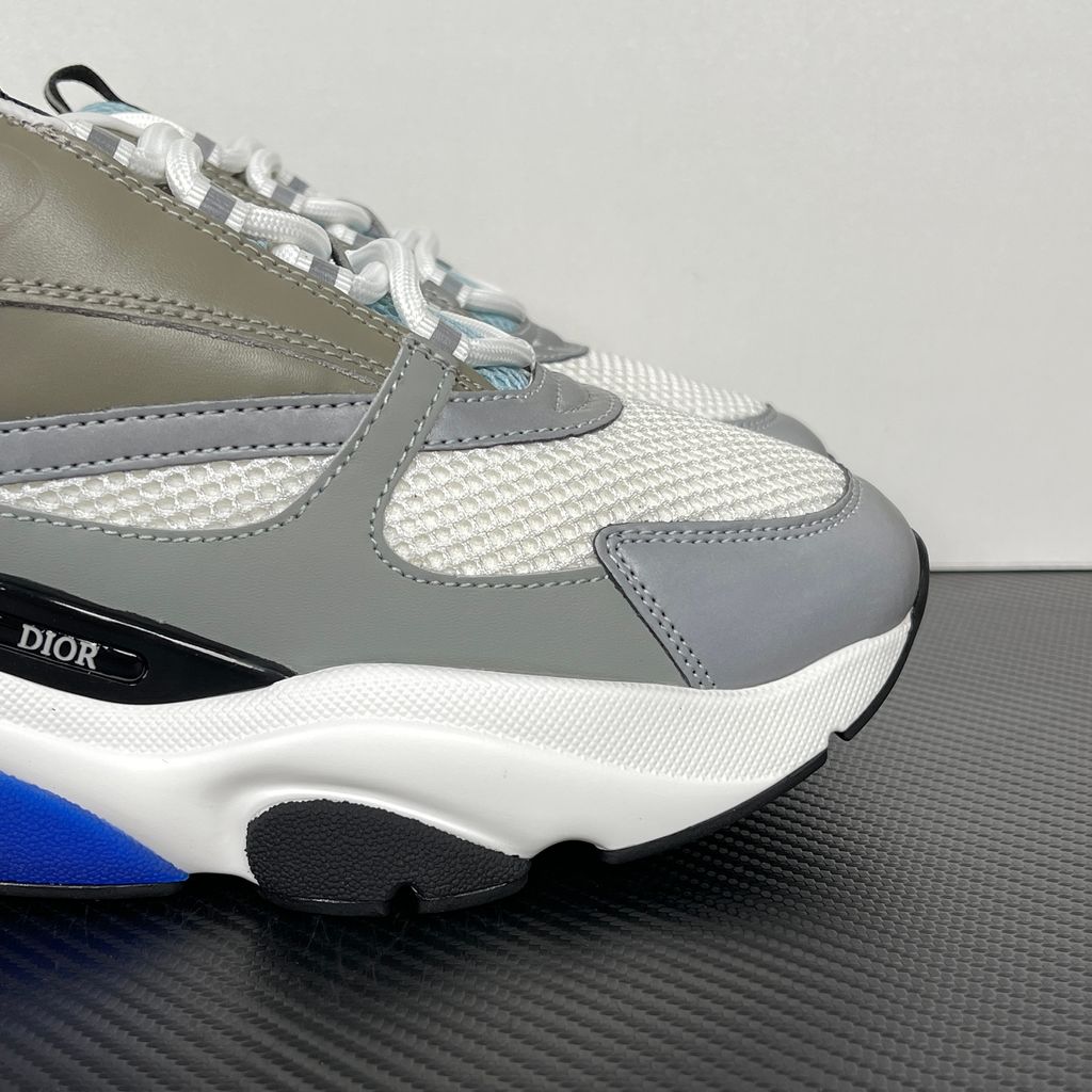 Dior B22 3SN231YXX H865 White Blue Grey Men's Sneakers