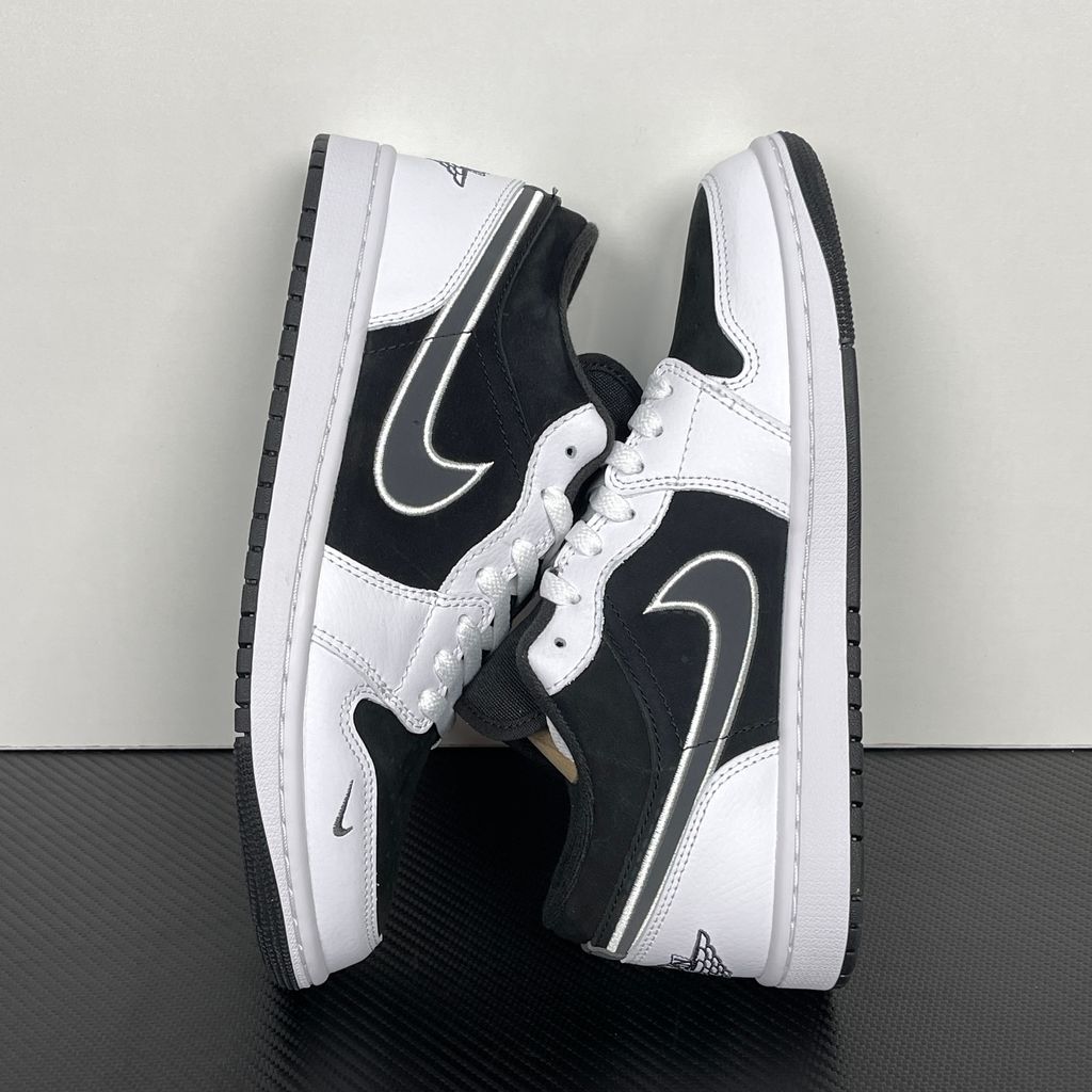 Air Jordan 1 Low SE IX6983-001 Black White Anthracite Shoes