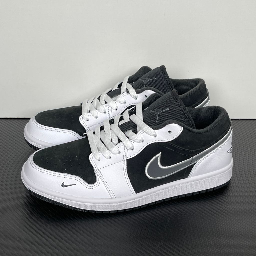 Air Jordan 1 Low SE IX6983-001 Black White Anthracite Shoes