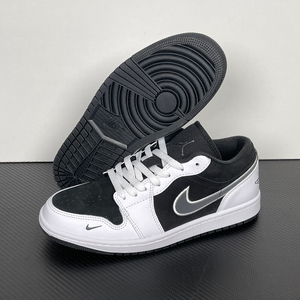 Air Jordan 1 Low SE IX6983-001 Black White Anthracite Shoes