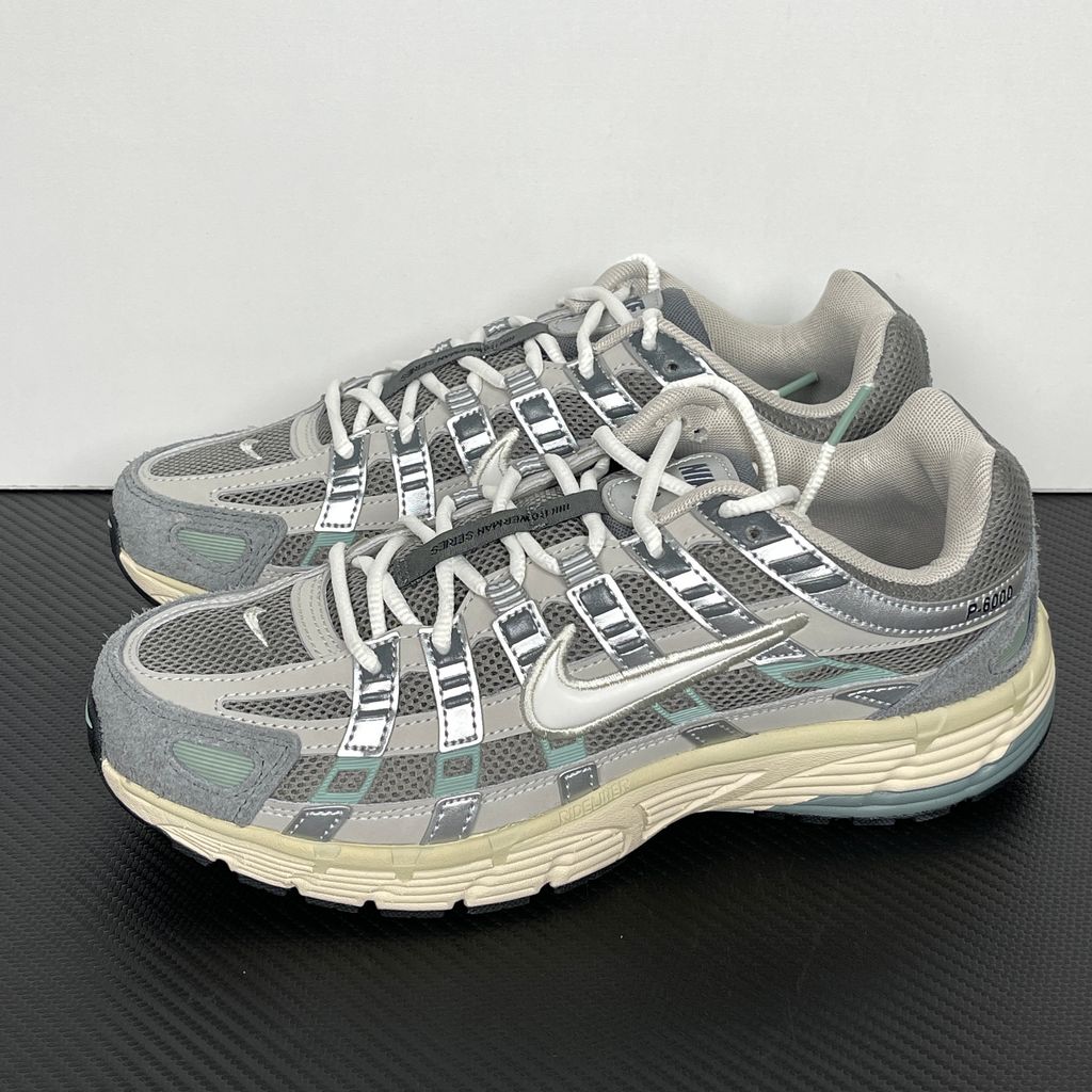Nike P-6000 FN7509-029 Flat Pewter Metallic Silver Shoes