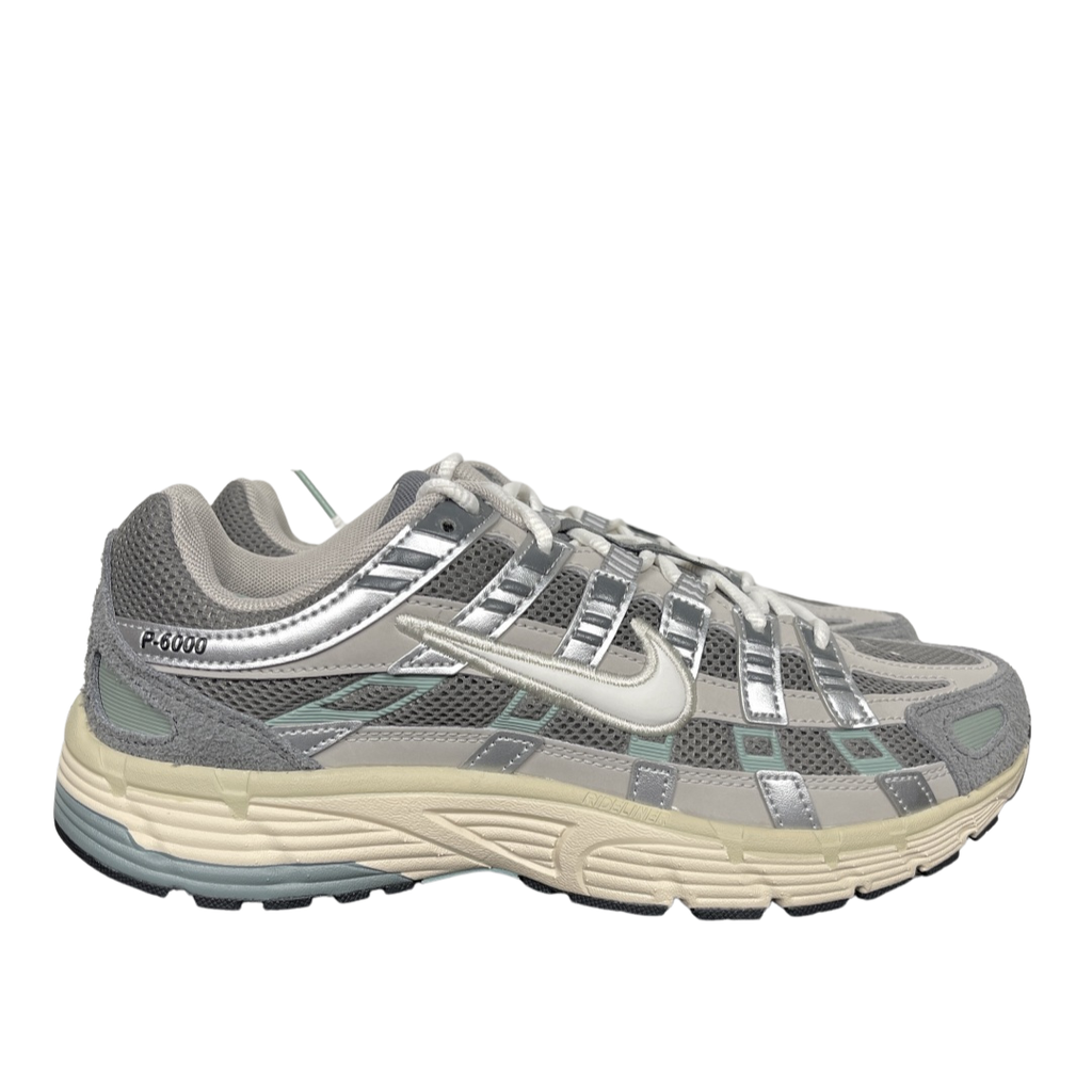 Nike P-6000 FN7509-029 Flat Pewter Metallic Silver Shoes