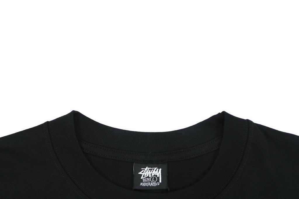 Stussy red dice print long sleeve T-shirt 230gsm combed cotton two-stage washed digital direct print relaxed fit sizes S-XL
